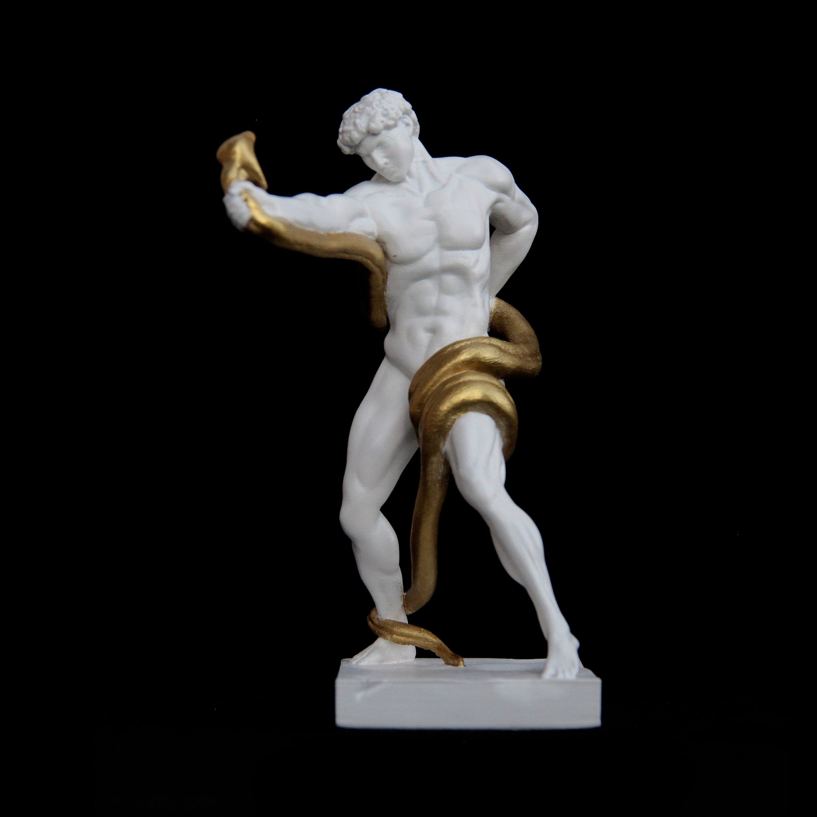 An Athlete Wrestling With a Python Frederic Leighton Office Etsy