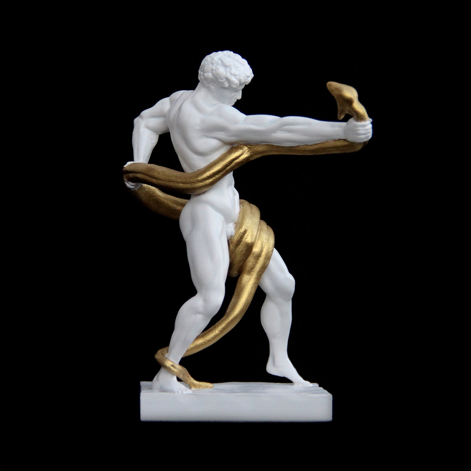 An Athlete Wrestling With a Python Frederic Leighton Office Etsy