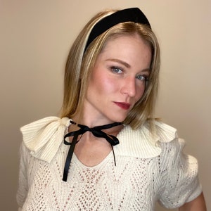 Headband - Kokoshnik - &quot;Black Night&quot; 4cm