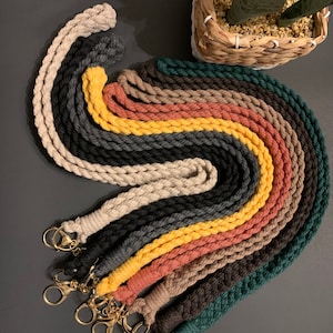 Macrame ID Holder /Lanyard / Gifts/ braided cotton lanyard/ back to school supplies/ teachers lanyard/teachers gifts /Nurse lanyard