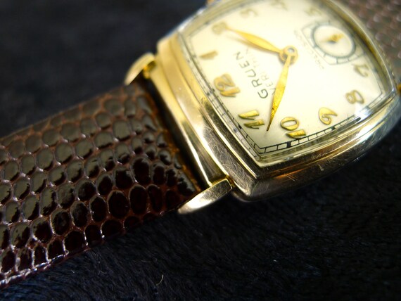 Gruen Veri-Thin Vintage Watch Just Serviced & War… - image 3