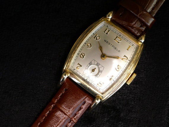 Westfield Vintage Watch Just Serviced Warranty Guarantee 1097 Etsy UK