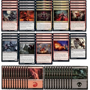 Elite Rakdos Vampire Deck - Negro Rojo - Muy Poderoso - 60 Cartas - MTG NM/M!!