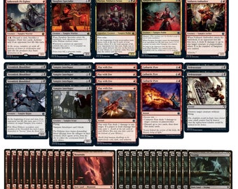 mtg standard vampire cards Decks & More Compatible with Magic The Gathering: Black White Deck - Modern Legal - Custom Built - MTG 2/3 Illustrated by Lorenzo Mastroianni. Welcoming Vampire Gives Every White