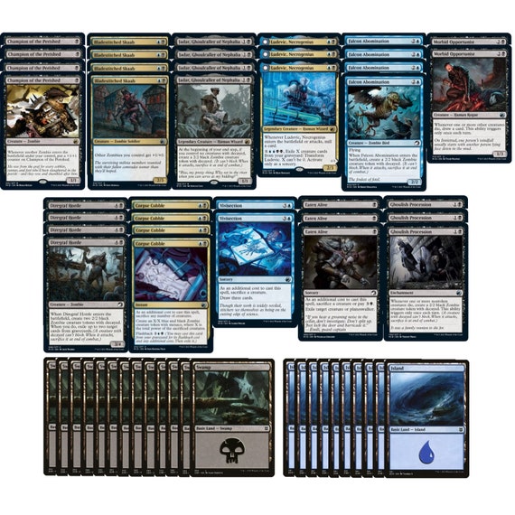 How To Build A Mono Blue Zombie Deck With Geralf As The Commander