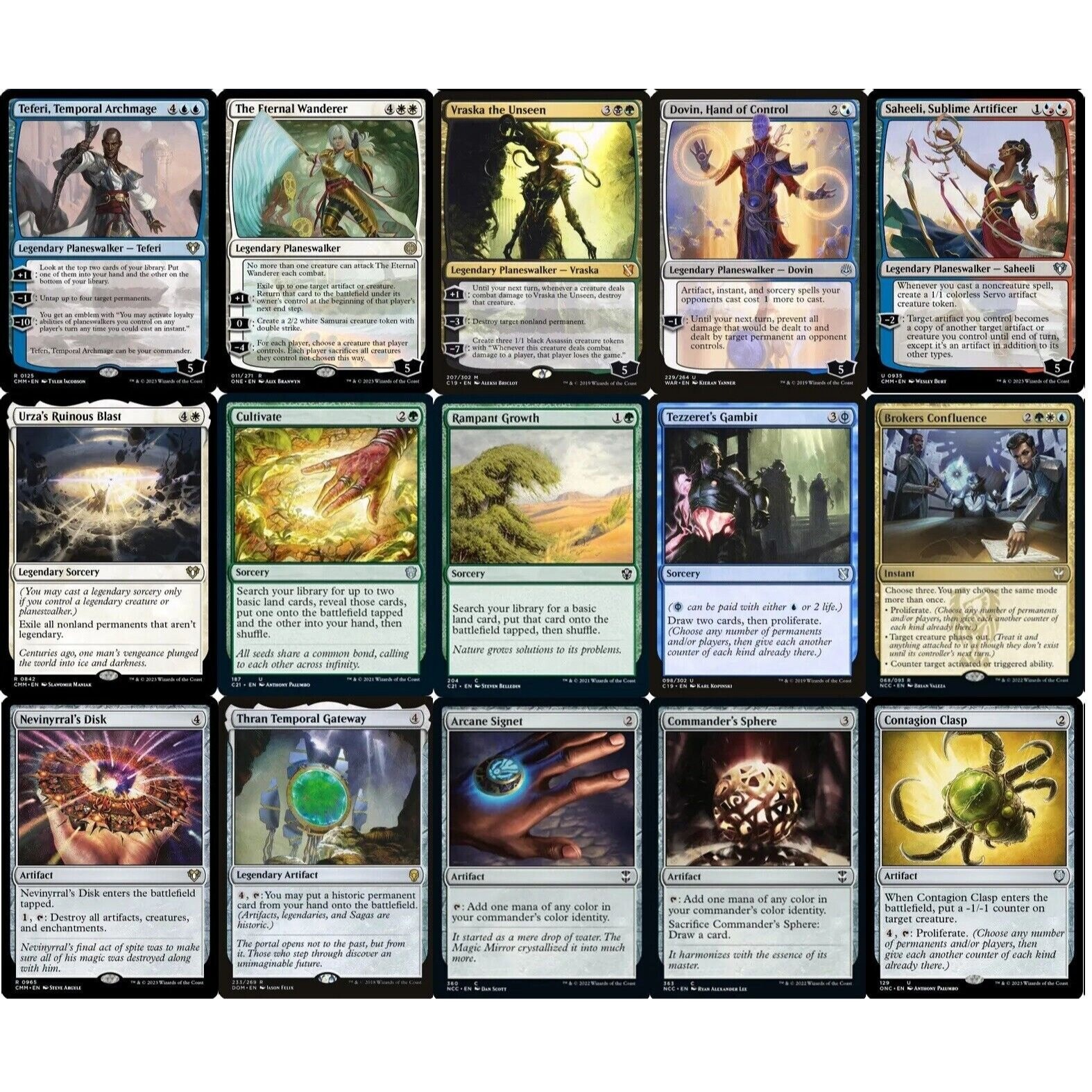 superfriends commander deck mtg Carth the Lion PLANESWALKER Magic Custom De CommanderComplete Atraxa Superfriends - EDH Commander