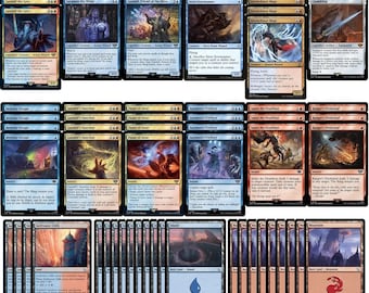 red and blue cards mtg Plaguecrafter Print main image 1