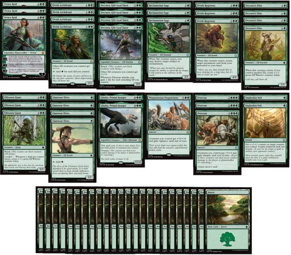 Elite Mono Green Elf Deck - Very Powerful - Modern Pioneer - 60 Card MTG!!! - Etsy Elite Mono Green Elf Deck - Very Powerful - Modern Pioneer - 60 Card MTG!!! - Etsy