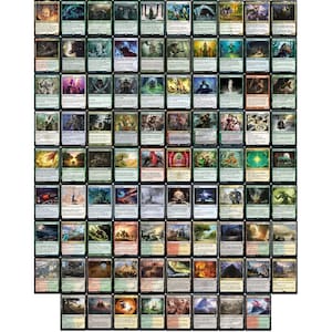 Elite Commander Elf/Wolf Deck - Voja - Naya - Muy fuerte - 100 cartas - MTG!!!