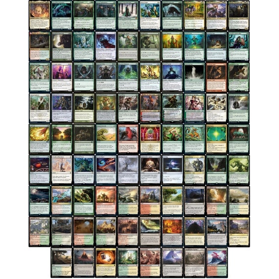 Elite Commander Elf/wolf Deck - Voja - Naya - Very Strong - 100 Card - MTG!!!  - Etsy