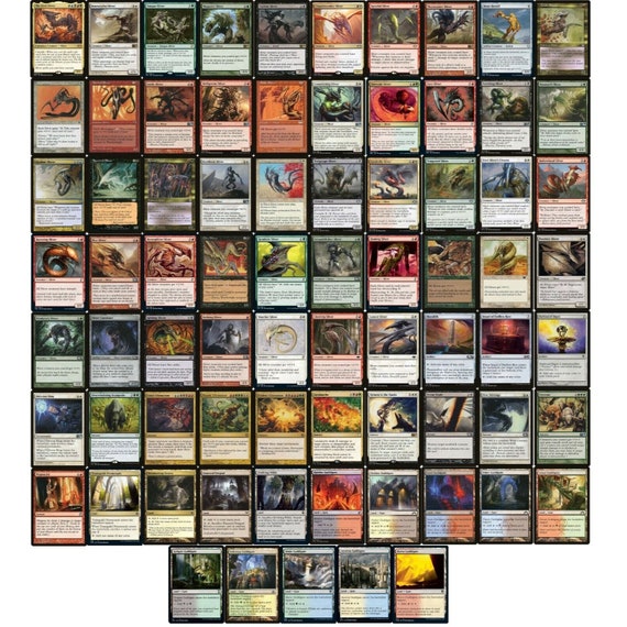 マジック：ザ・ギャザリング MTG commander Slivers deck (100 cards) ELITE Commander Sliver Deck - EDH - the First Sliver - 100