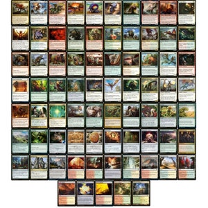 ELITE Commander R/G/W Dinosaur Deck - EDH - Gishath - 100 carte - MTG!!