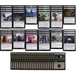 Baralho Elite Mono Black Devotion - Muito poderoso - 60 cartas - MTG NM/M moderno!