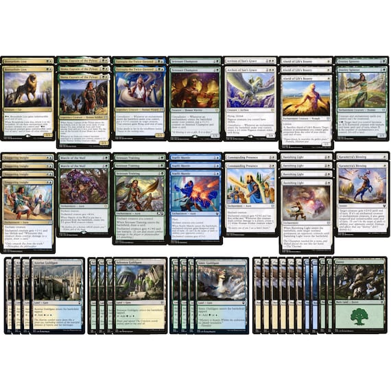 Elite Bant Enchantment Deck - Blue Green White - Very Powerful - Modern & Pioneer Legal - Custom Built - Magic The Gathering - MTG