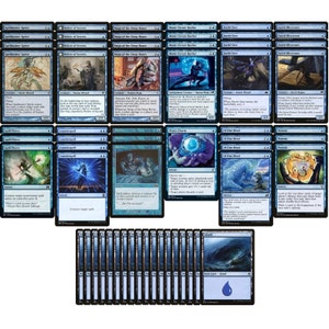 Tier 1 Mono Blue Faeries Pauper Deck - Very Powerful - 60 Card MTG!!!