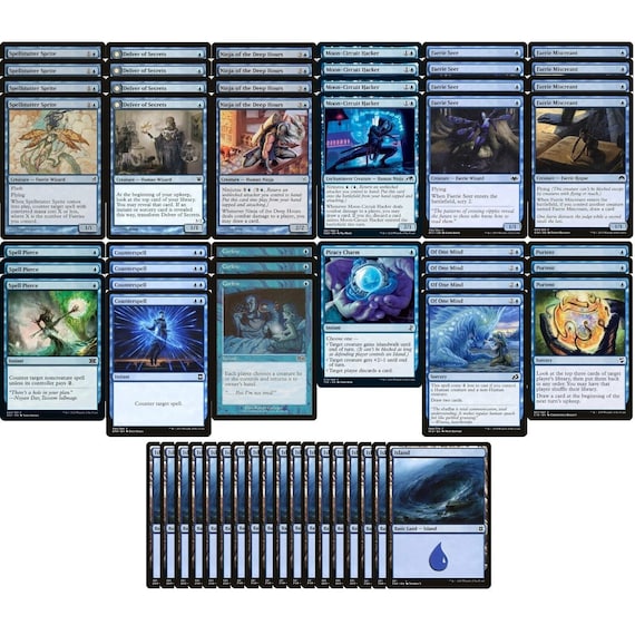 mtg pauper cards MTG 1x Deep Spawn Fallen Empires Card Magic The Gathering Omniphustoys Tier 1 Mono Blue Faeries