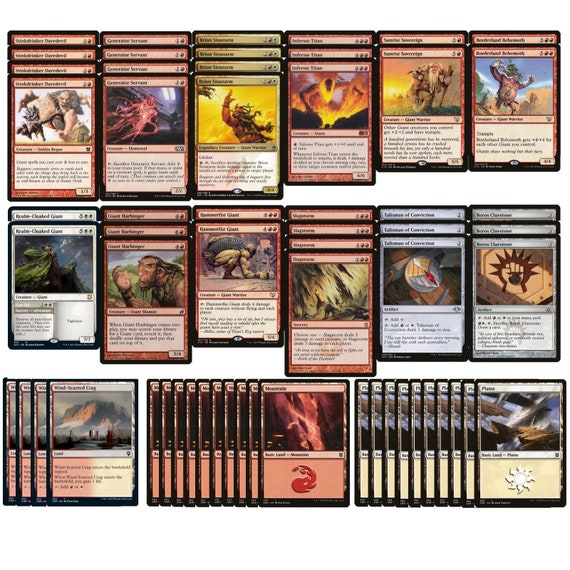 Elite Red White Giant Deck - Very Powerful - 60 Card - Modern - MTG NM/M! - Etsy Elite Red White Giant Deck - Very Powerful - 60 Card - Modern - MTG NM/M! - Etsy