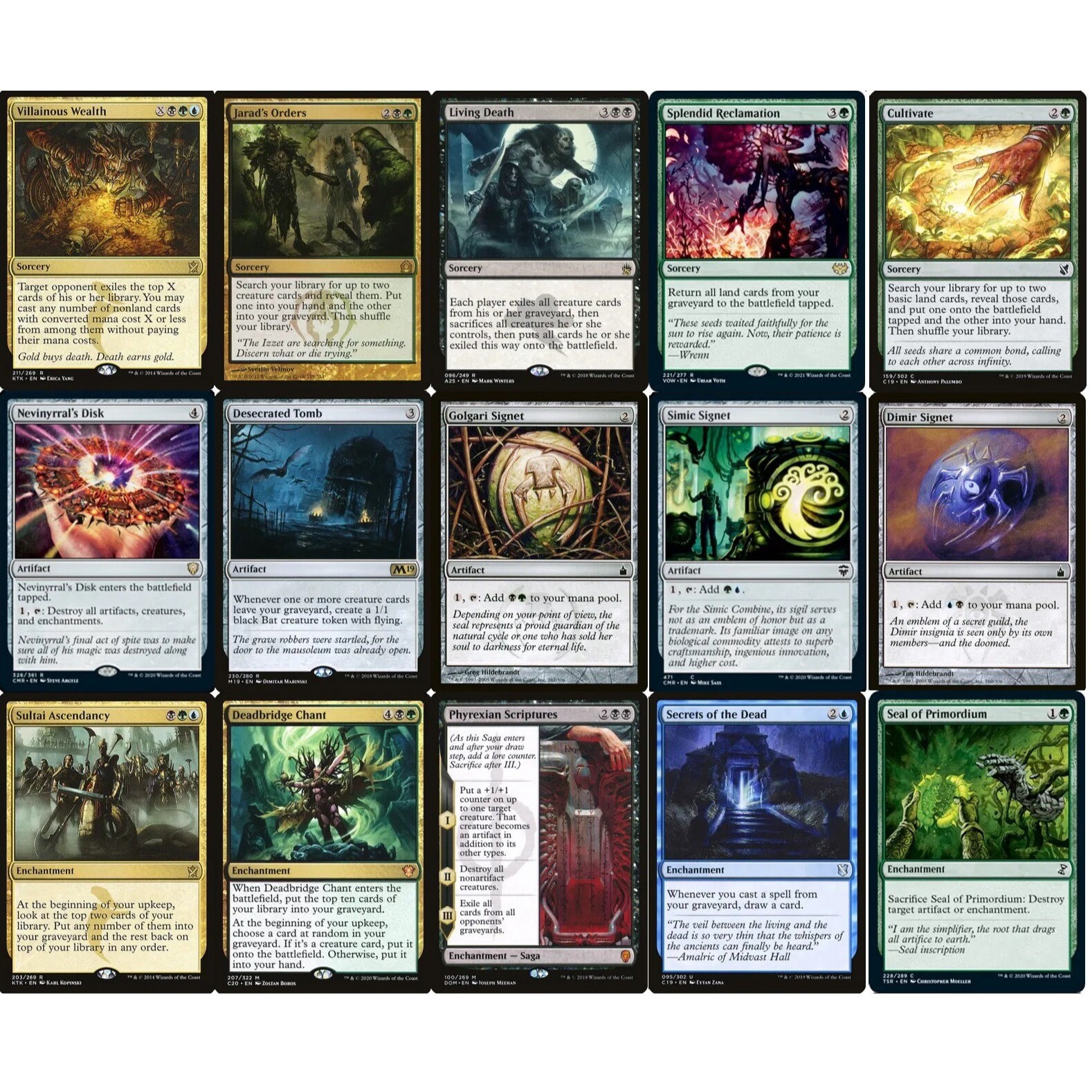 mtg dredge commander deck the Mire | 2020 - Spanish Dakmor Salvage | Modern Horizons