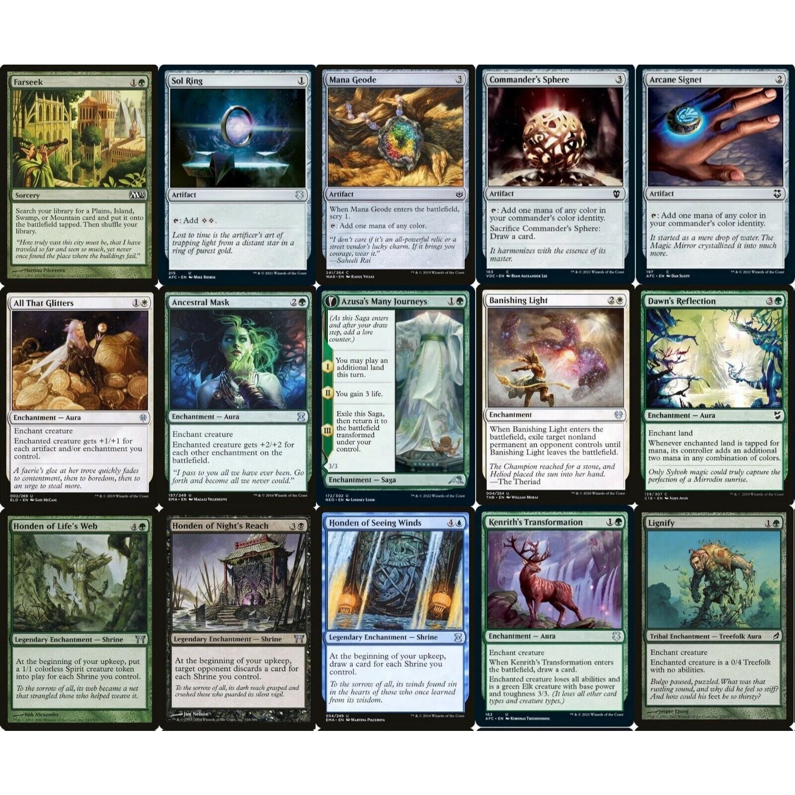 mtg shrine deck commander 5-Color Shrines // Commander (Go-Shintai of Life's Origin) deck list mtg //  Moxfield  MTG Deck Builder