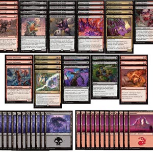 Rakdos Goblins Magic the Gathering Deck - Lorwyn - Black Red - MTG - 60 Card!