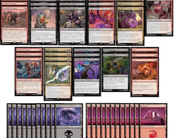 GOBLINS & GODS!-60 Card Magic the Gathering Deck-mtg-rares-mythics-modern-ready  to Play - Etsy