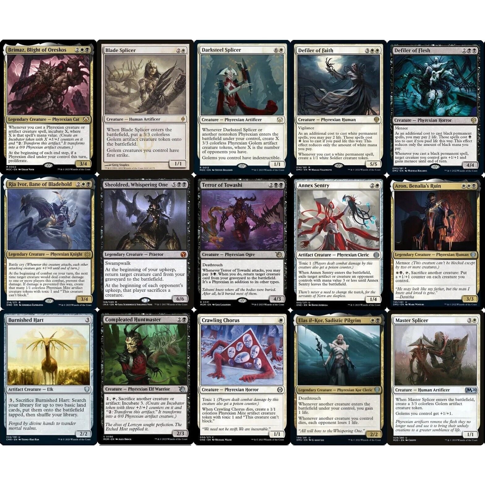 mtg phyrexia commander deck - Phyrexia: All Will Be One Its all about legendary creatures Phyrexia: All Will Be One