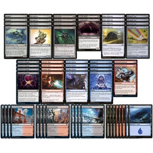 Tier 1 Grixis Affinity Pauper Deck - Red Blue Black - Powerful - 60 Card MTG!!!
