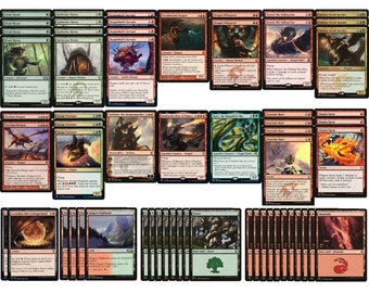 mtg 60 card deck ideas Elite Red Green DRAGON Deck - 60 Card - Modern - Ready to Play - MTG  NM/M!!!