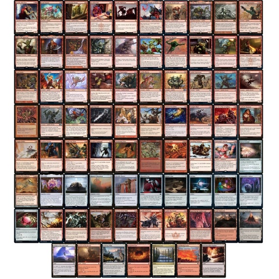 Buy ELITE Commander Goblin Deck - EDH - Krenko - 100 Card - MTG - Ready to  Play!!! Online in India - Etsy