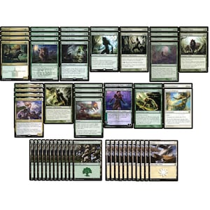 ELITE Green White Werewolf Deck - Wolf - 60 cartas - Listo para jugar - MTG NM/M!