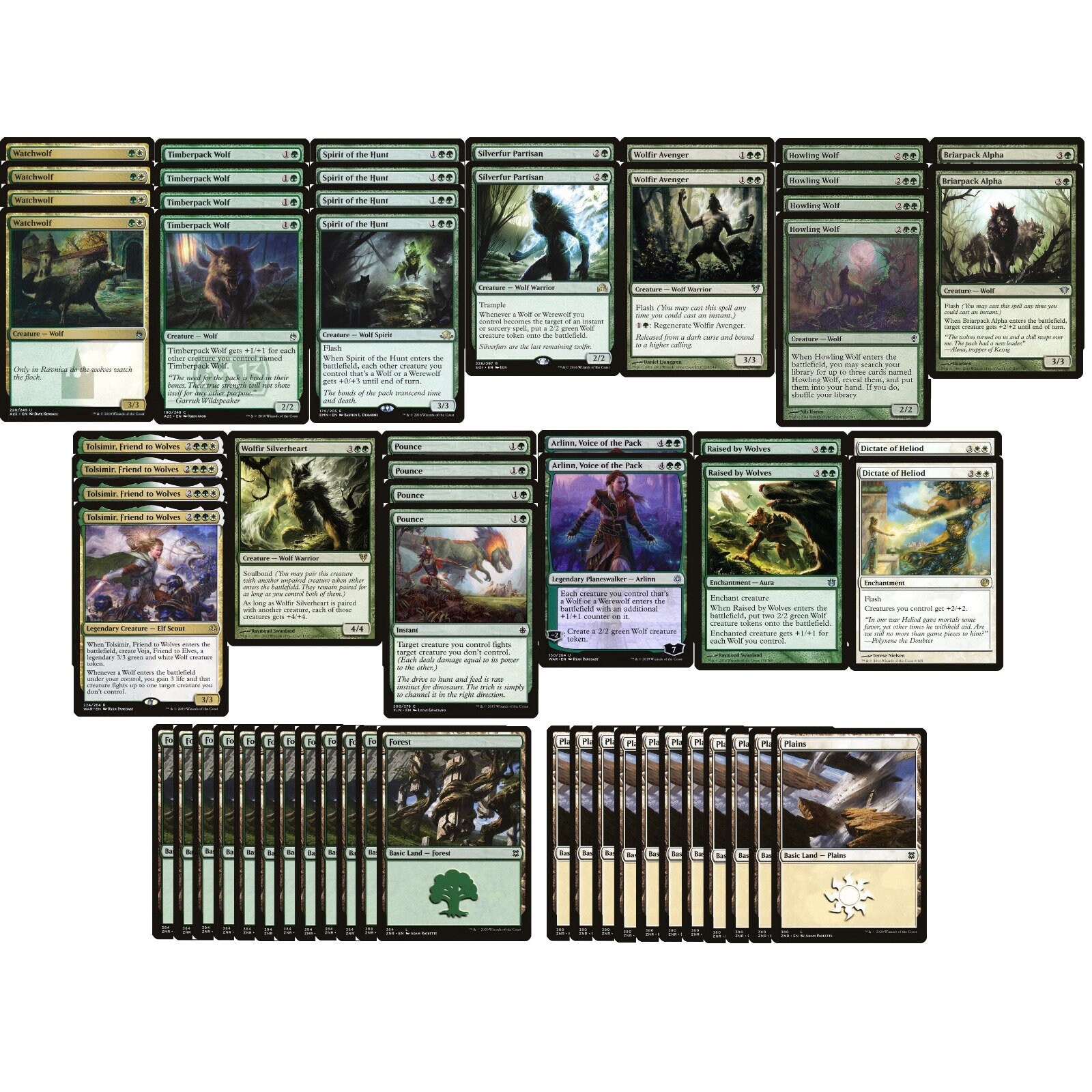 Fierce White Wolf / 500 cards main image 0