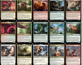 統率者恐竜デッキ - パントラザ - ナヤ - EDH -100 カード - MTG NM/M