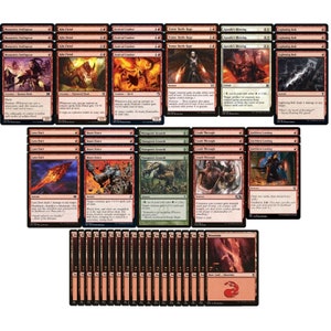 Tier 1 Mono Red Kiln Fiend Pauper Deck - Very Powerful - 60 Card MTG!!!