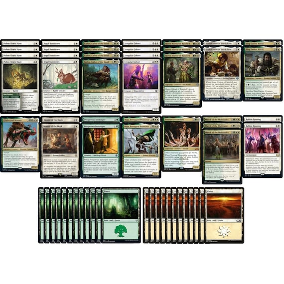 Elite Rabbit Deck - Selesnya Green White - Magic the Gathering - 60 Card MTG!!! Elite Rabbit Deck - Selesnya Green White - Magic the Gathering - 60 Card MTG!!!