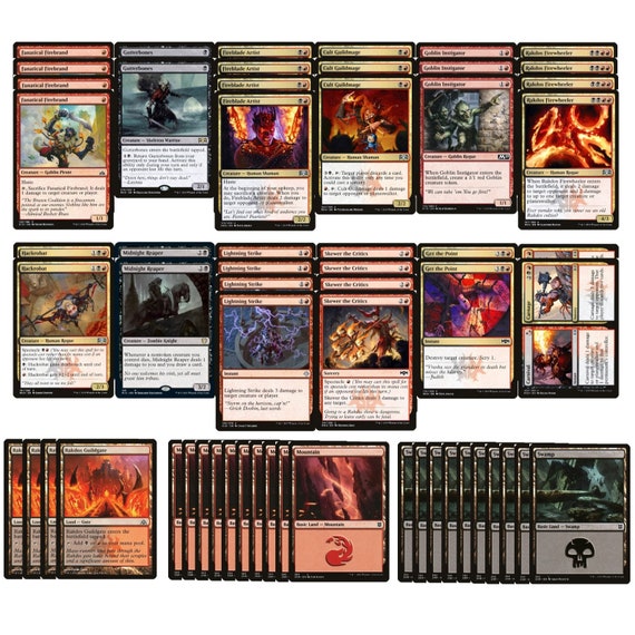 Elite Rakdos Spectacle Deck - Super Strong - Red Black - 60 Card - MTG NM/M! - Etsy Elite Rakdos Spectacle Deck - Super Strong - Red Black - 60 Card - MTG NM/M! - Etsy