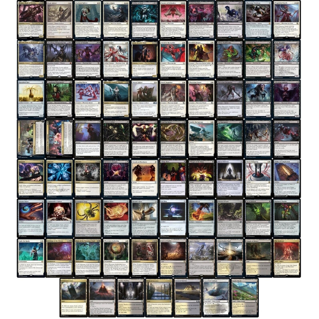 Commander Orzhov Phyrexian Deck - Powerful - Brimaz - EDH - 100