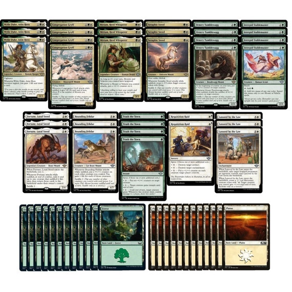Elite Horse Mount MTG Deck - Selesnya - Green White - Very Powerful - 60  Card!!!