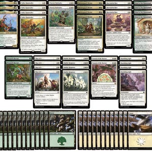 Baralho Elite Selesnya Rabbit - Verde Branco - Muito Poderoso - 60 cartas - MTG NM/M!!