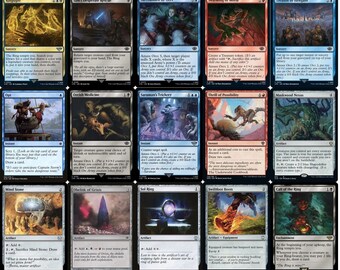 mtg orc commander deck Saruman, the White Hand LotR AMASS ORCS Spells Magic Custom LOTR Sauron's Orc Army