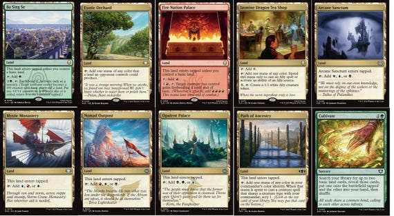 Avatar Magic the Gathering Commander Deck - Aang's Allies - 5 Color - EDH  MTG! - Etsy