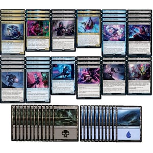Dimir Ninja Deck - Blue Black - Very Powerful - 60 Card - MTG NM/M!!