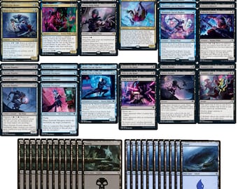 Dimir Ninja Deck - Blue Black - Very Powerful - 60 Card - MTG NM/M!!
