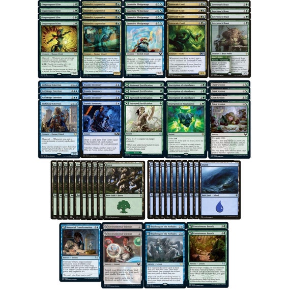 Elite Simic Magecraft Deck - Powerful - 60 Card - MTG Magic the Gathering NM/M!! - Etsy Elite Simic Magecraft Deck - Powerful - 60 Card - MTG Magic the Gathering NM/M!! - Etsy