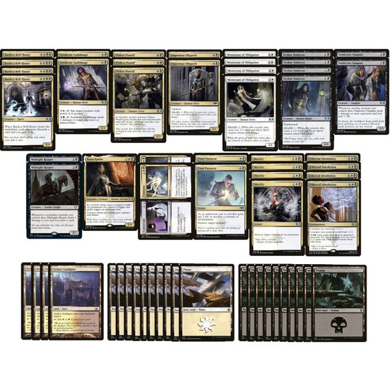 Elite Orzhov Afterlife Deck - Super Strong - Black White - 60 Card - MTG  NM/M! - Etsy