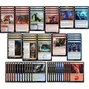 Elite Temur Giant Deck - Blue Green Red - 60 Card - MTG Magic the Gathering NM/M
