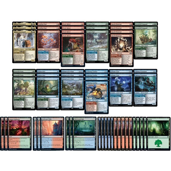 Elite Temur Adventure Deck - R/G/U - Magic the Gathering - 60 Card MTG!!! -  Etsy Canada