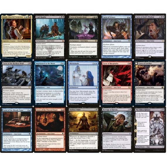 Buy Elite Commander Curses Deck - Grixis - Lynde - Very Strong - 100 Card -  MTG!!! Online in India - Etsy