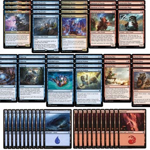Elite Izzet Otter Deck - blauwrood - spreuken - zeer krachtig - 60 kaarten - MTG NM/M!