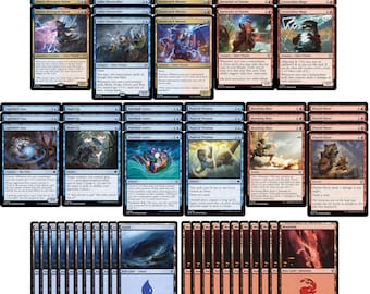 Elite Izzet Otter Deck - Blue Red - Spells - Very Powerful - 60 Card - MTG NM/M!