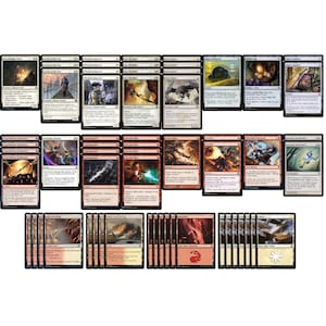 Tier 1 Boros Metalcraft Pauper Deck - Red White - Very Powerful - 60 Card MTG!!!